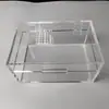 Caja de Exhibición Acrílica Personalizada, Procesamiento de Caja Transparente de Cinco Lados, Caja de Almacenamiento con Cubierta Protectora Acrílica