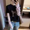 Camiseta de Manga Larga Cepillada con Cuello Redondo para Mujer, Nuevo Estilo de Moda Coreana Primavera Temprana 2026, Diseño Falso de Dos Piezas, Top Elegante y Versátil
