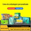 Caixa de Embalagem Personalizada Cartão Branco Colorida E-commerce Expresso Ondulada Tipo Avião Impressa Gaveta para Joias Presente Dobrável
