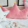 Ins princesa niña corazón rosa tridimensional almohada de corona almohada de estrella cojín cojín de cabecera respaldo grande al por mayor