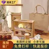 Caja de Almacenamiento de Escritorio, Regalo de Mesa, Caja de Regalo de Festival de Medio Otoño, Regalo Souvenir, Estante de Almacenamiento para Bienestar de Empleados, Gabinete de Almacenamiento con Cajones para Encimera