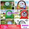 Suministro Directo de Fábrica Tablero de Dardos Gigante Inflable para Juegos con Portería de Fútbol para Patear y Lanzar Juego de Dardos Inflable