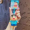 Llavero de Muñeca Dinámica Dimensión Pequeña Crayon Original Colgante Pequeño Llavero para Mochila Escolar de Pareja Colgante Pequeño Regalo