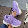 Zapatos Forrest Gump de suela gruesa para mujer, estilo coreano, estilo Torre, deportivos casuales de moda para mujer, primavera y otoño de 2024