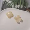 Zhen Tu Outono/Inverno Novo Acrílico Gradiente Flor de Quatro Pétalas Pétala Acessórios DIY Feito à Mão Estilo Antigo Hanfu Pente de Cabelo
