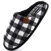 Pantuflas de Algodón con Espuma de Memoria Cómodas de Amazon, Estilo Slip-On, Venta al por Mayor desde el Fabricante, Personalización Transfronteriza, Pantuflas Cálidas para el Hogar