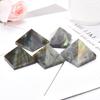 Pirâmide de feldspato natural de 3 cm do Mar da China Oriental, joias energéticas para decoração de casa, fabricantes por atacado