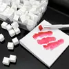 Caixa de Armazenamento com Esponja para Ferramentas de Nail Art Desktop Japonês Grande Capacidade Algodão Peça Loja de Nail Art Suprimentos Caixa de Armazenamento de Mesa para Nail Art