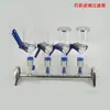 Dl-6B Filtro de Membrana de Vidrio de Seis Unidades Dispositivo de Filtración por Succión Multiusuario de Acero Inoxidable Filtro Microbiano de Sólidos Suspendidos en Solvente