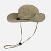 Estilo japonês Marca Moderna Com Cordão Chapéu De Pescador Para Homens E Mulheres Verão Respirável Ao Ar Livre Camping Caminhadas Pesca Chapéu De Cowboy Ocidental