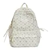 Tela de pana, mochila linda y femenina, estilo coreano, diseño fresco y simple, adecuada para estudiantes de secundaria y preparatoria, mochila ligera para niñas