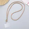 Nueva Cadena Cruzada para Teléfono Móvil Zhuzi con Cadena de Diamantes de Imitación de 6 mm, Correa Anti-Pérdida y Anti-Caída