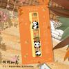 Separador de Metal Panda Regla Hueca Estilo Chino Viaje Dibujos Animados Souvenir Bendición Inspiracional Escala Regla para Cuenta de Mano
