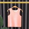 Chaleco para Niños Otoño e Invierno Terciopelo Alemán Ropa Interior para Niños Forrado de Vellón Cepillado Chaleco para el Vientre Íntimos Básicos para Bebé Rayado