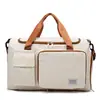 Bolso de Yoga para Mujer de Gran Capacidad Separación Seco y Húmedo Bolso Deportivo para Gimnasio para Hombre Moderno Sencillo Multifuncional Plegable