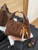 2026 Nuevo Bolso de Trabajo Retro de Gamuza Simple Bolso Cruzado para Mujer Moda Tendencia Bolso de Hombro Versátil