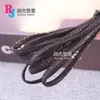 Cuerda Plana Redonda Elástica de Colores Cinturón Sólido de Aceite en el Centro Lencería Camisón Tirantes Elásticos Cinturón Elástico de Mariposa Cruzado