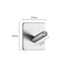 Gancho adhesivo de un solo gancho de acero inoxidable 304 transfronterizo de Amazon, sin perforaciones, para ropa de pared de metal sin costuras, ropa creativa