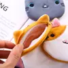 Creativo Lindo Dibujo Animado Estilo Japonés y Coreano Estudiante Mujeres Cierre Mini Almacenamiento de Llaves Monedas Japonés Lindo Monedero de Gato