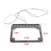 Accesorios de modificación para motocicleta diseño de moda soporte para matrícula de motocicleta soporte de matrícula multifunción