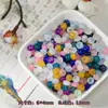 Atacado 4x6mm Jade Natural Sintético Contas de Ábaco Contas Espaçadoras com Contas de Vidro Materiais Artesanais DIY Acessórios para Pulseira