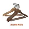 Cabides de Madeira Maciça Cabides para Calças Cabides Domésticos para Roupas Masculinas e Femininas com Encaixes Antiderrapantes Top Calças Saia Cabides de Madeira Multiuso