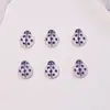 Producto popular transfronterizo: Decoraciones para Uñas con Mariquita de Siete Estrellas que Brillan en la Oscuridad, Pequeños Accesorios de Resina de Insectos para DIY, Nuevos Accesorios de Decoración para Uñas