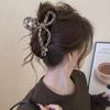 Pinza de Garra Nueva con Estampado de Leopardo 2026 con un Toque de Lujo, Pinza de Tiburón Grande para el Cabello para Mujeres con Cabello Grueso, Adecuada para Peinar el Cabello en la Parte Posterior de la Cabeza