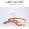 Perchas de Madera de Haya para Ropa Infantil, Perchas de Madera Anchas Lacadas que no Marcan para Tiendas de Ropa, Perchas Domésticas de Diseño Simple