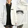 Moderna Nueva Sudadera con Capucha y Cremallera Estampada Arirang World Tour Sudadera Suelta Casual para Fans