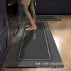 Bestseller internacional: Tapete de piso de cozinha retrô simples, conjunto de duas peças de diatomito, tapete de pé absorvente de água e antiderrapante para entrada de banheiro