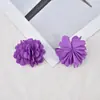 Fábrica DIY de Flores 3D Em Estoque Flor de Camélia Oito Folhas em Chiffon Flor para Chapéu Flor para Sapato Flor para Roupa Infantil Vestido de Casamento Acessórios para Vestuário