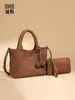 Bolso Tejido de Cesta Retro Estilo Coreano para Mujer, Bolso de Mano Sencillo y Versátil, Bolso Tote de Hombro Cruzado de Moda