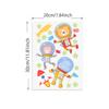 Adesivos luminosos Lua Estrelas Espaço Astronauta Desenho Animado Decoração de Quarto Infantil Adesivo Luminoso