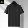 Camisa polo sin costuras para hombre de nailon-spandex, seda de hielo, manga corta, ligera, camisa de aire acondicionado, polo con cuello, uniforme de equipo para hombre, ropa de trabajo, hecho a medida