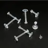 Amazon Transfronterizo Tachuelas Transparentes para Labios, Tachuelas para Perforación de Labios, Tachuelas para Hoyuelos, Tachuelas para Nariz, Joyería para Piercings Venta Caliente al por Mayor