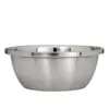 Bacia de Lavar Legumes Espessa de Aço Inoxidável para Cozinha Doméstica, Pote de Temperos Aprofundado, Bacia para Assar e Bater Ovos, e Bacia para Massa