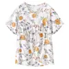 Pijama Tejido Delgado de Verano para Mujeres de Mediana Edad y Mayores, Bata de Casa de una Pieza para Mamá, Venta al por Mayor