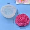 Molde de Vela Aromaterápica Flor de Peônia Tridimensional Tamanho Grande Médio Pequeno Flor de Hibisco Vela de Flor Gesso Silicone