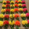 Corrente de Flores Qingming Corrente de Flores Corrente de Flores Tremella Corrente de Flores de Seda Sacrificial Fabricante Yunyang Atacado Suprimentos Funerários