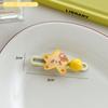 Bonito Doce Estrela Grampo de Cabelo Feminino Alta Estiramento Durável Corda Frente Bang Clipe Infantil Hairband Duckbill Clipe Headwear
