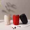 Caneca de café de aço inoxidável para celebridade da internet transfronteiriça com camadas interna 316 e externa 304, alto valor estético, copo térmico, copo de água com revestimento de diamante, personalizável