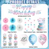 Nuevos suministros de decoración para fiestas temáticas de patinaje sobre hielo de invierno transfronterizos: banderines, guirnaldas, abanicos de papel, artículos de decoración para el lugar