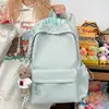 Mochilas para Estudiantes de Secundaria Femeninas, Aspecto Elegante, Simples y Versátiles, Mochilas Estilo Japonés para Estudiantes de Secundaria, Mochilas de Color Puro, Gran Capacidad