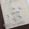 Cadena de Amor de Venta Caliente Transfronteriza Moño Rhinestones para Uñas Plateados Morados Rhinestones Rosa Girly Accesorios de Arte de Uñas con Rhinestones Venta al por Mayor