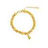 Nueva Joyería Dorada de Moda: Pulsera Popular de Cristal Ojo de Gato para Mujer, Diseño Único, Lujo Ligero, Versátil, Pulsera Atractora de Riqueza