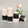 Vasos de Papel Desechables, Grado Alimenticio, Engrosados, Vasos de Agua para el Hogar, Antiescaldado, Resistentes a Altas Temperaturas, Uso Comercial, Vasos para Bebidas Calientes para Invitados, Caja Completa al por Mayor