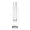 Frasco Mousse Espumante Tipo Pressão com Boca de Rosca 42mm, Frasco Plástico PET com Tampa de Bomba, Frasco Espumante Mousse Portátil 120ml Atacado