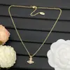 Nuevo Modelo 2025 Réplica de Vivienne Westwood Collar de Perlas Saturno para Mujer, Collar de Planeta de Gama Alta al por Mayor