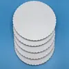 Placa Chevron de Alta Densidad Hecha a Mano DIY Base Circular Tejida con Ranuras PVC